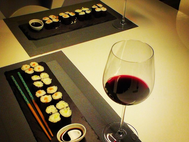 Homemade Sushi plate